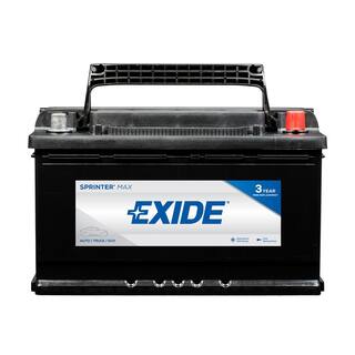 Exide SPRINTER MAX 12 volts Lead Acid 6-Cell H7L494R Group Size 800 Cold Cranking Amps (BCI) Auto Battery SX-H7L494R