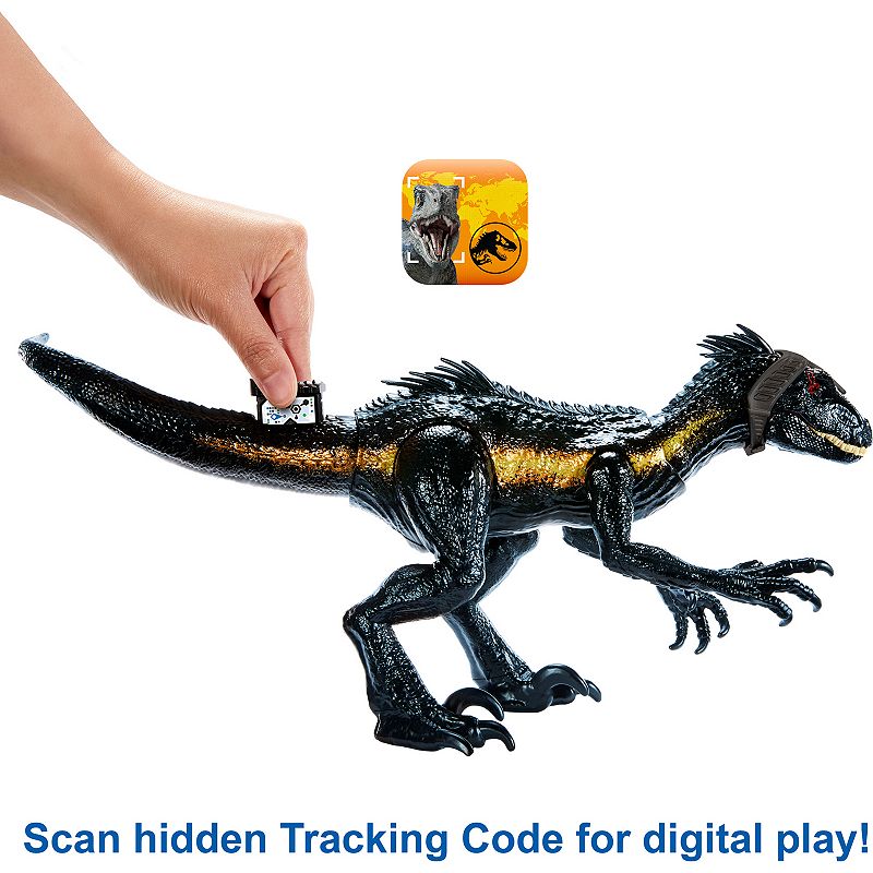 Mattel Jurassic World Track 'n Attack Indoraptor Action Figure