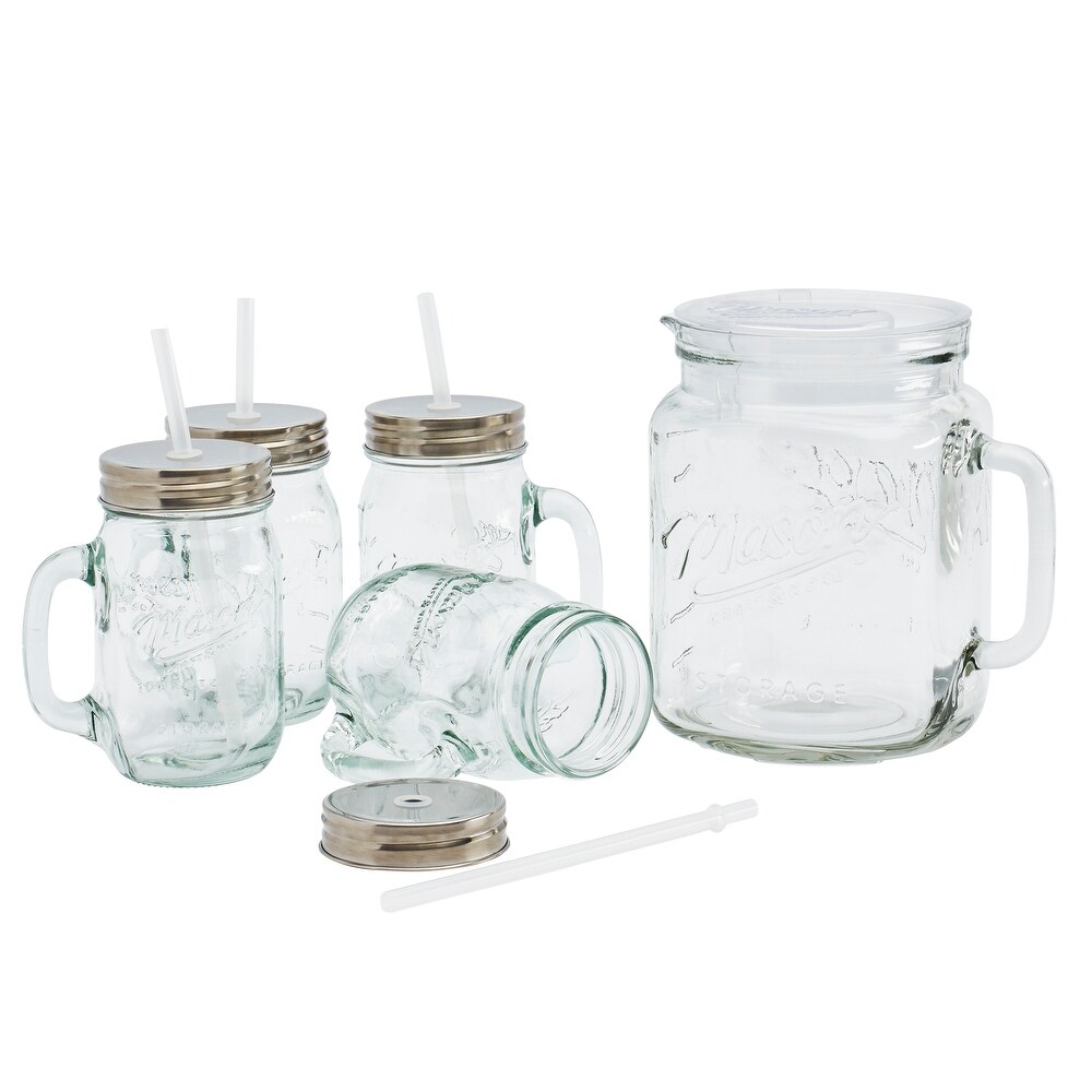 Mason Craft   More 14 piece Glass Drinkware Set