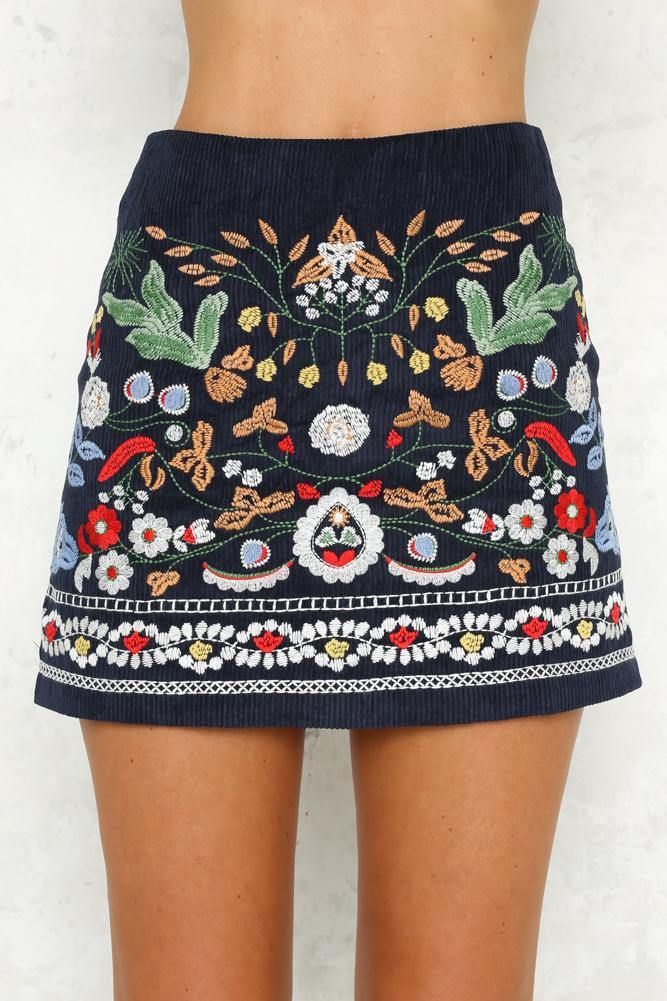 Hear Me Tonight Skirt Navy