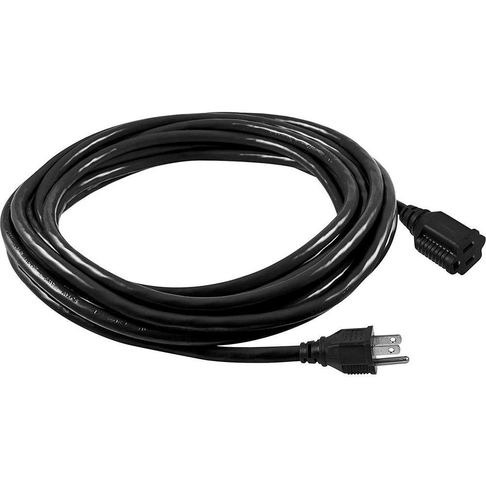 UltraPro 15 ft. Heavy-Duty Extension Cord Black (2-Pack) 46865