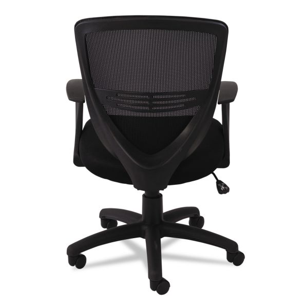 OIF Swivel/Tilt Mesh Mid-Back Task Chair， Supports Up to 250 lb， 17.91