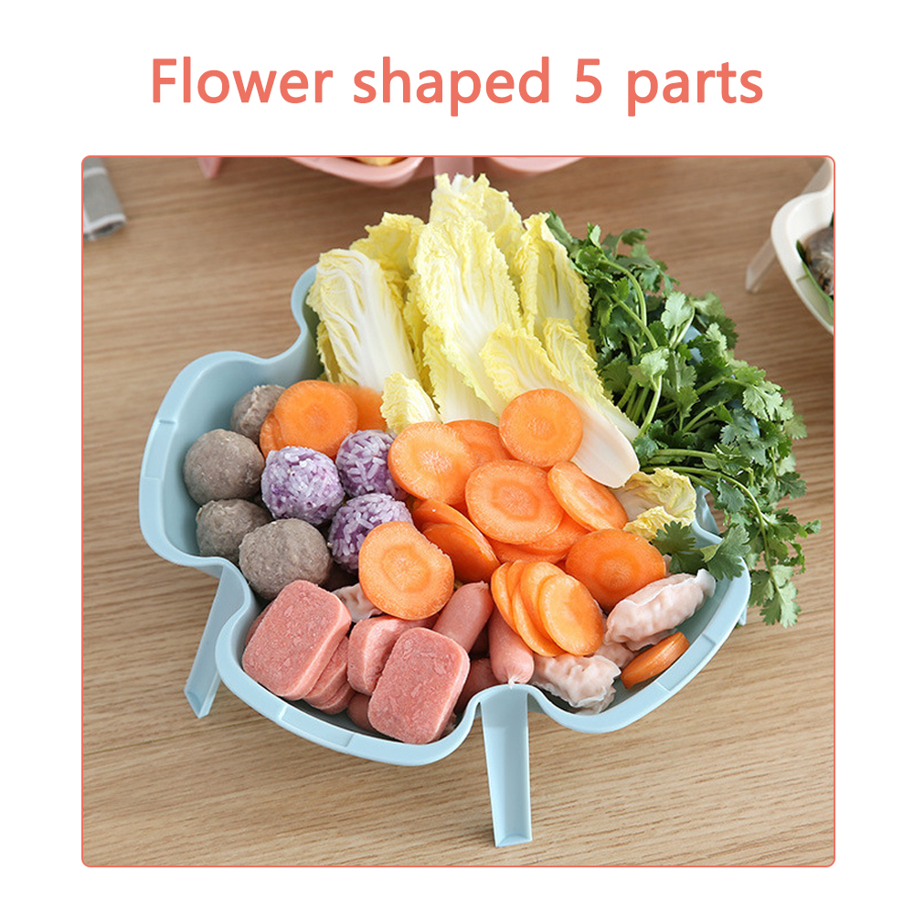 Fruit and Vegetable Bowl Plate Stackable Hotpot Barbecue Dish Large Serving Bowl for Fruits and Salads