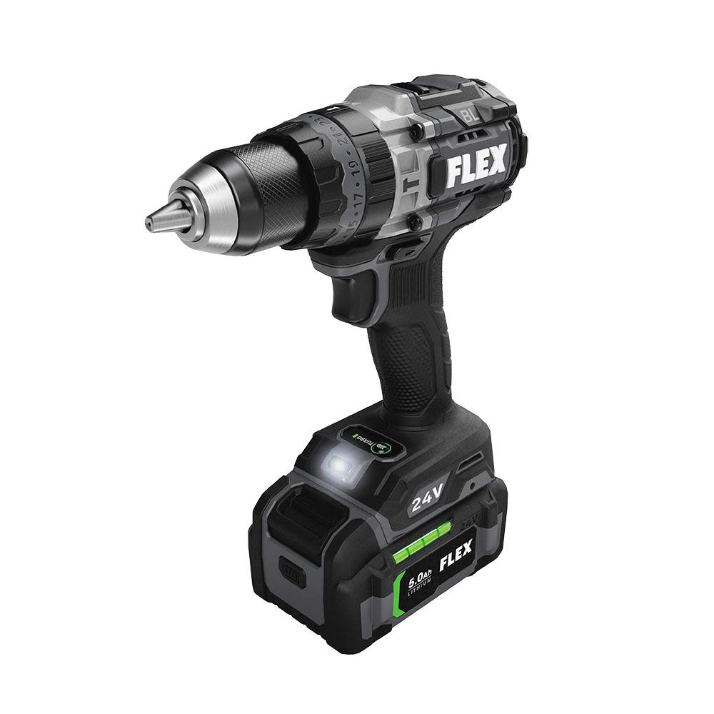 24V 1/2-In. 2-Speed Hammer Drill With Turbo Mode Kit ;