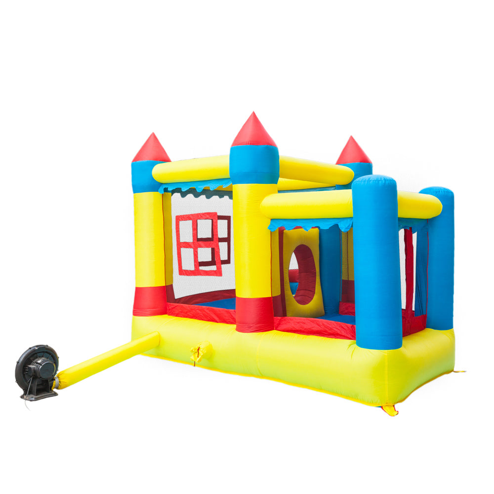 Outdoor inflatable bouncing house castle, children's play castle, 420D thick Oxford cloth without fan bouncy castle