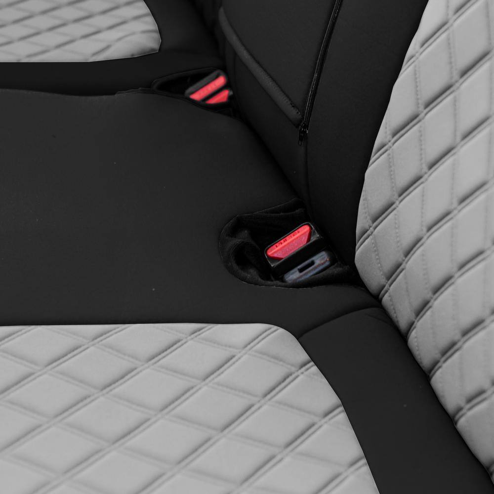 FH Group Neoprene Custom Fit Full Set Seat Covers for 2017-2022 Honda CR-V LX EX and EX-L DMCM5014GY-FULL