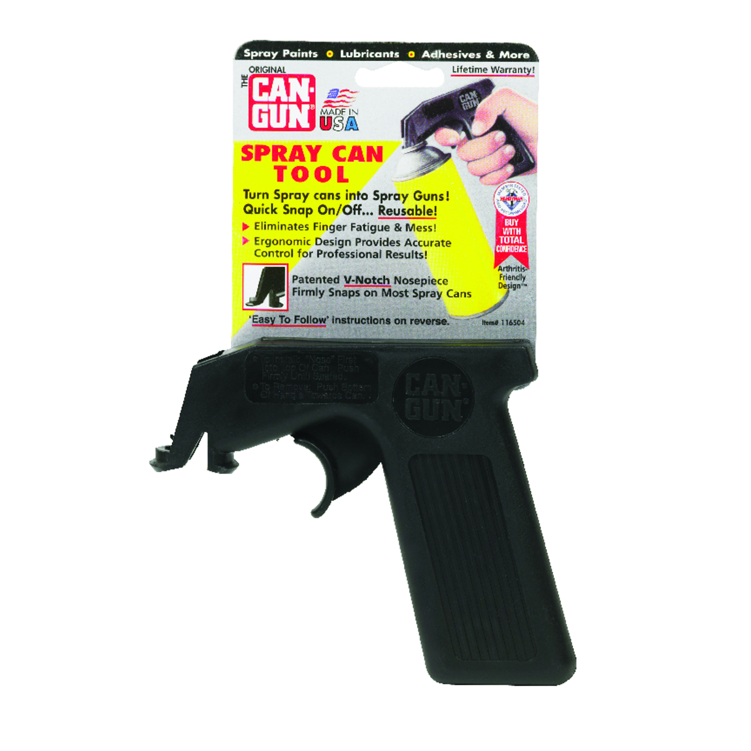 Can Gun 1 psi Recycled Plastic Airless Spray Gun