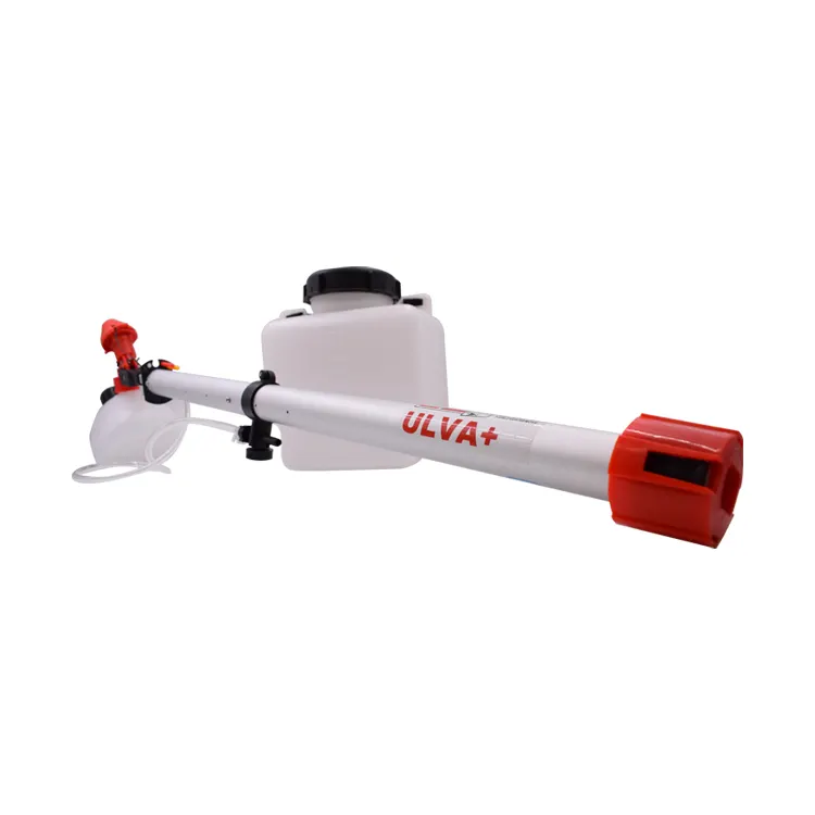 Agricultural ultra low volume ULVA sprayer with fine mist for row crops