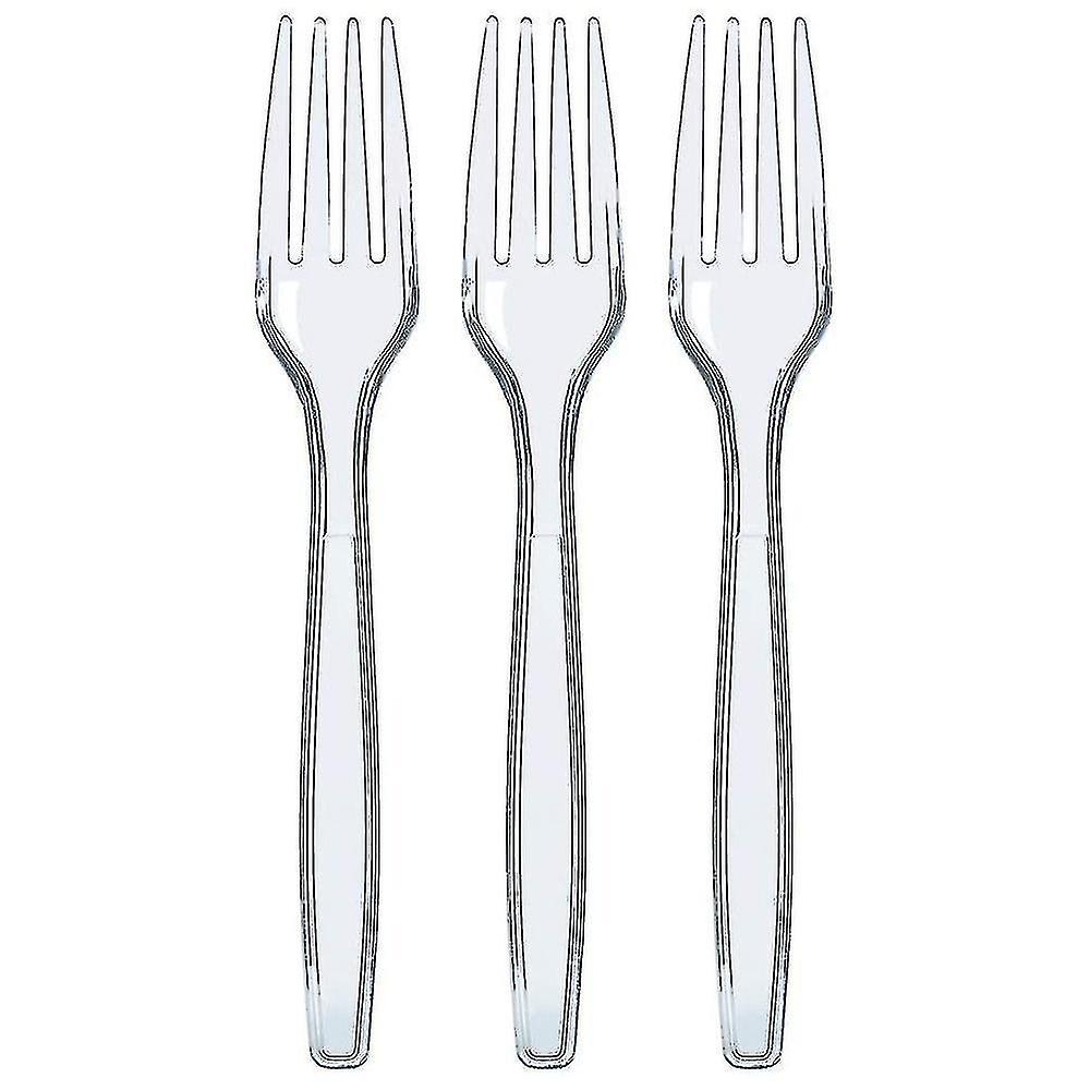 Disposable Clear Plastic Cutlery Disposable Utensils (forks)