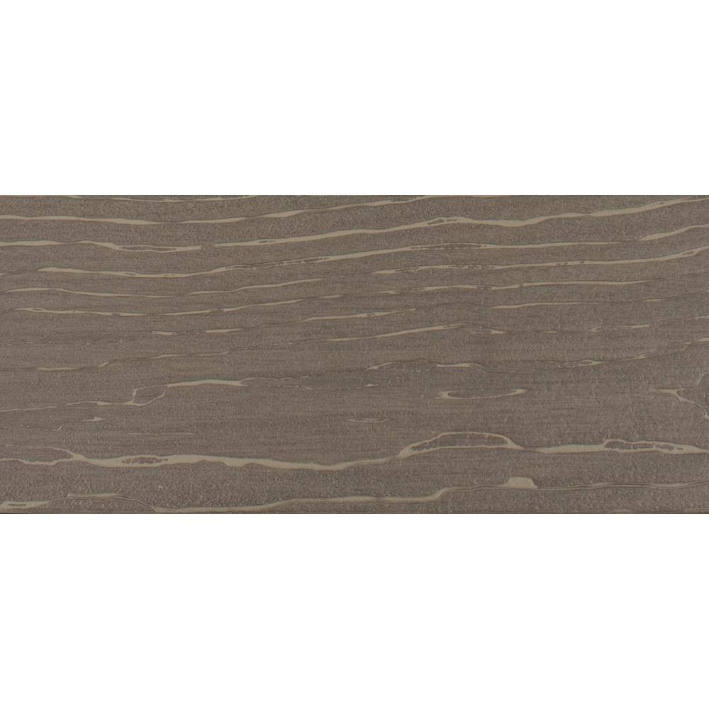 MoistureShield Vision CoolDeck Cathedral Stone 1 in. x 5.4 in. x 16 ft. Grooved Composite Deck Board 13550599