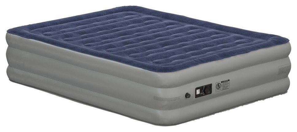 18 inch Air Mattress with ETL Certified Internal Electric Pump and Carrying...   Mattresses   by Homesquare  Houzz