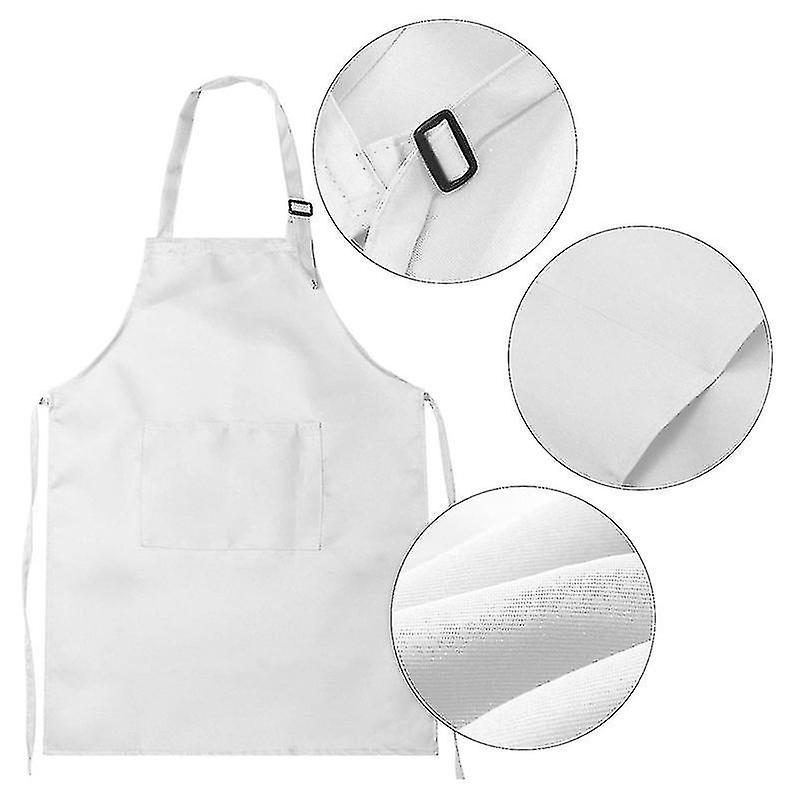 10-piece Children's Apron And Chef Hat Set Adjustable Children's Kitchen Apron For Cooking And Pain