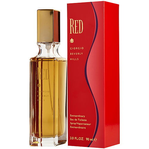 RED by Giorgio Beverly Hills Edt Spray 3 Oz For Wo...