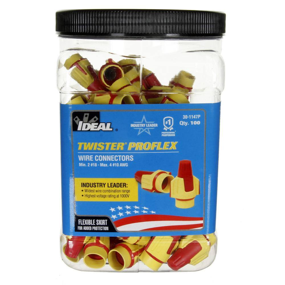 IDEAL Twister ProFlex Wire Connector (100 Jar) 30-1147P