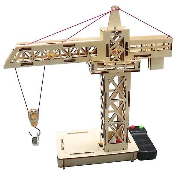 Remote Control Tower Crane Lifting Crane Diy Models andamp; Building Toy Science andamp;education Model Toy