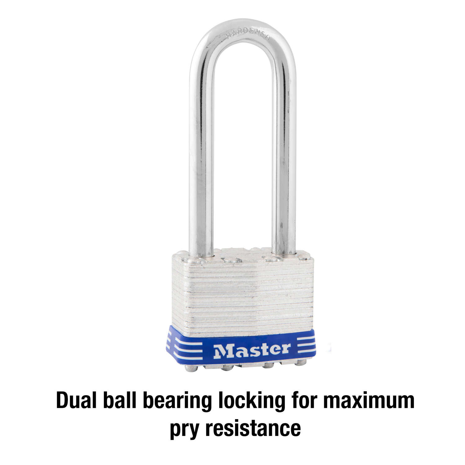 Master Lock 1-3/4 in. W Laminated Steel Ball Bearing Locking Padlock