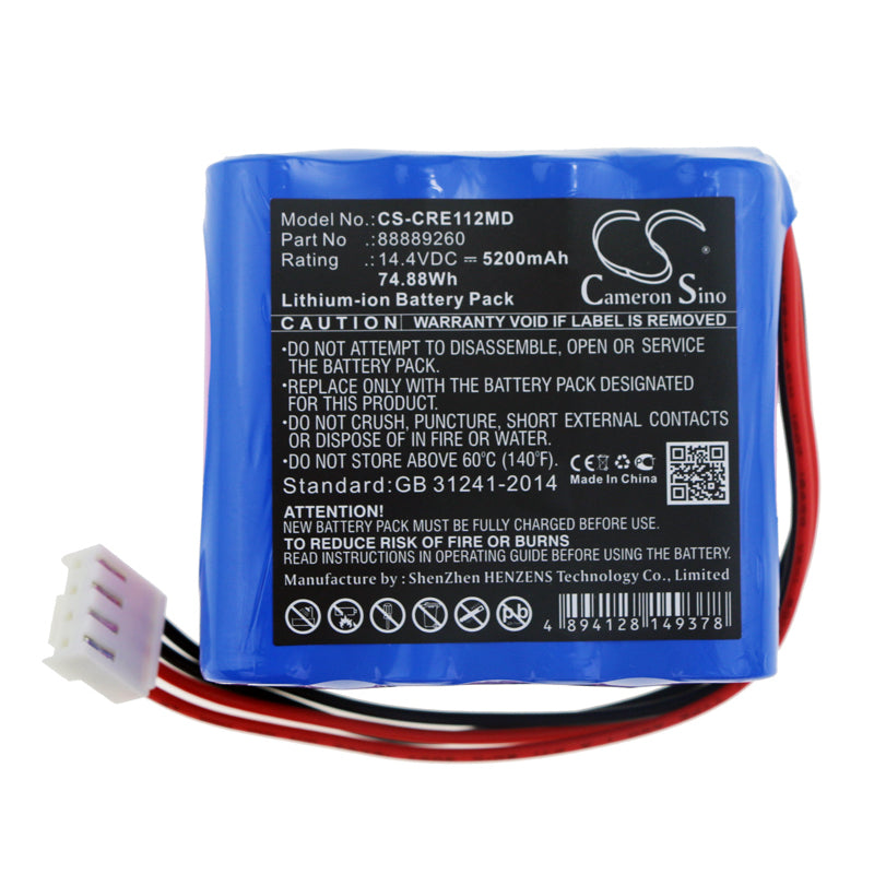 Carewell ECG1112 ECG1112L Medical Replacement Battery BatteryClerkcom Medical