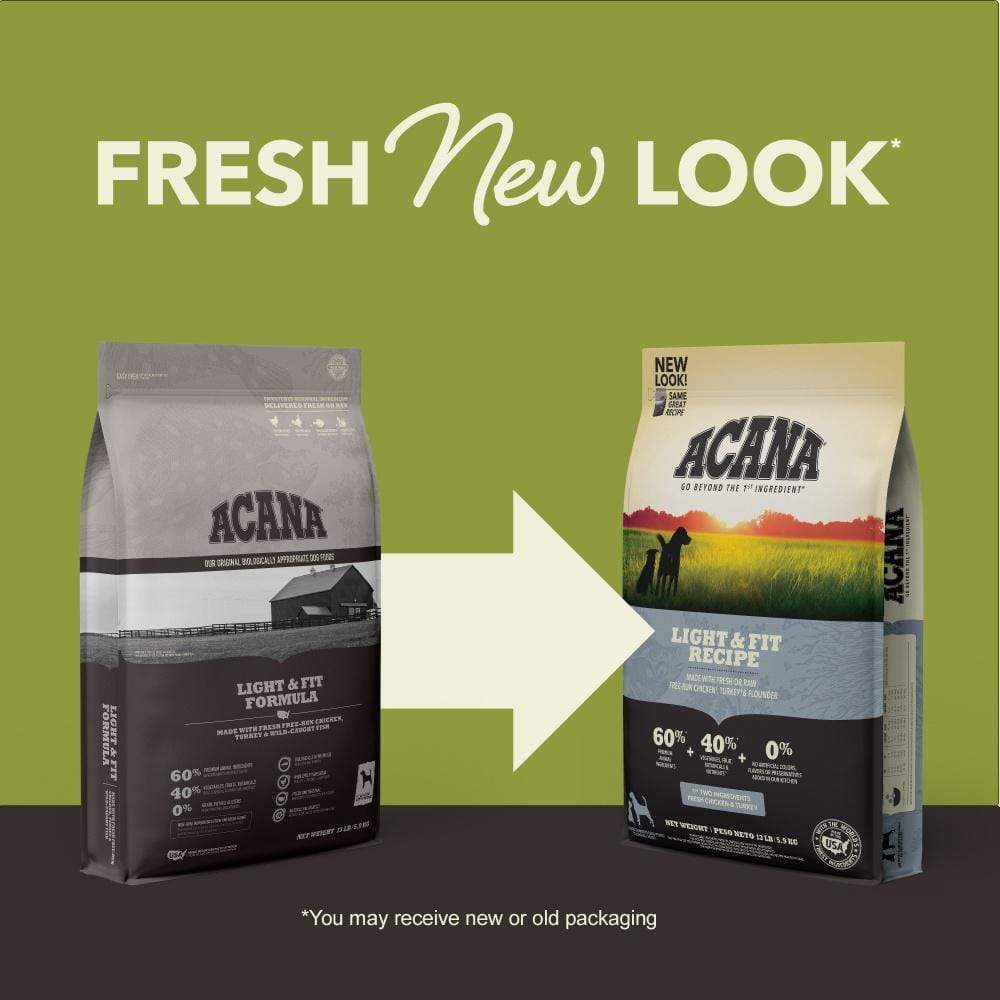 ACANA Light and Fit Formula Grain Free Dry Dog Food