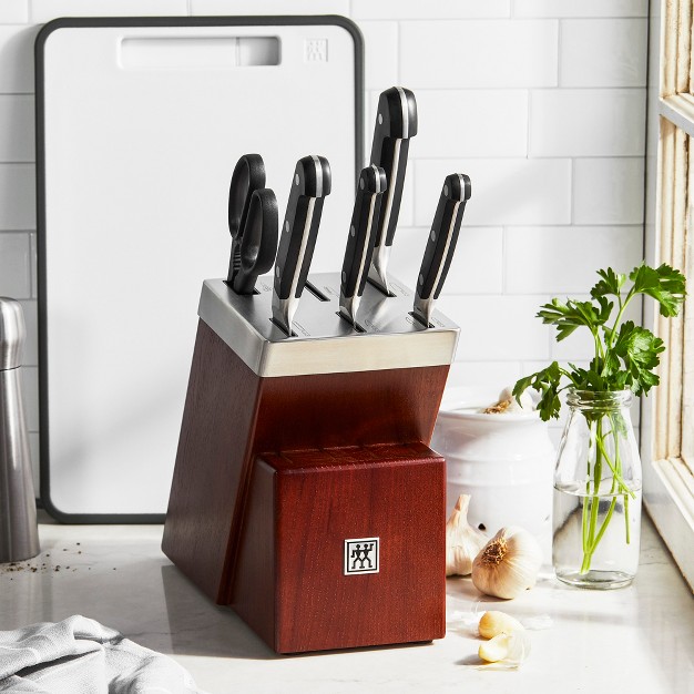 Zwilling Pro 7 pc Self sharpening Knife Block Set