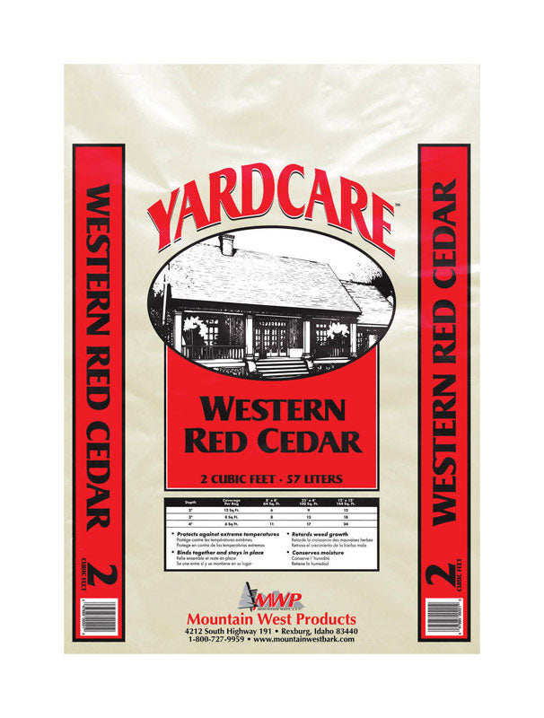 WEST RED CEDAR MULCH 2CF