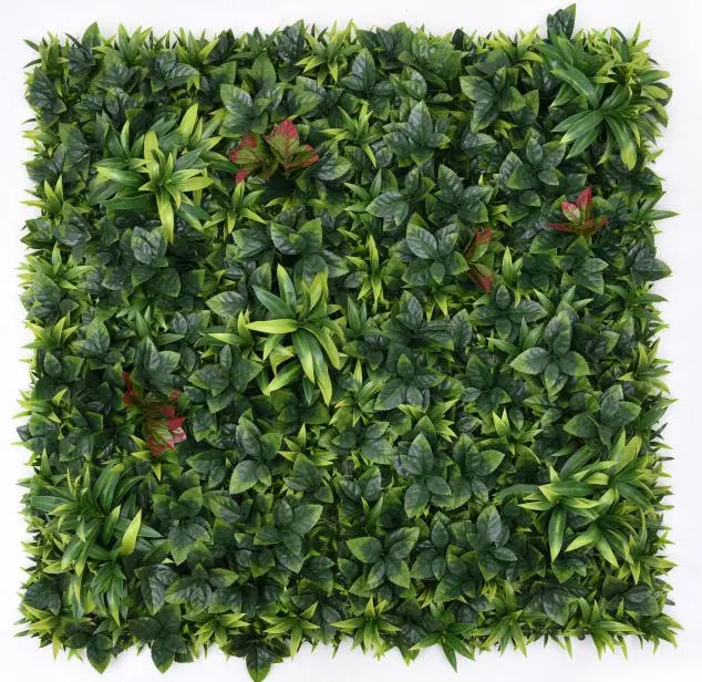 Garden Supplies Green Hanging Grass Panels Mixed Boxwood Hedge Artificial Plant Wall