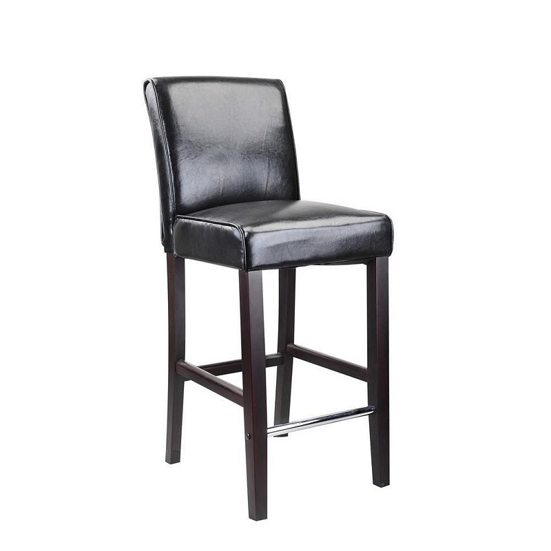 CorLiving Antonio Bar Height Barstool Bonded Leather