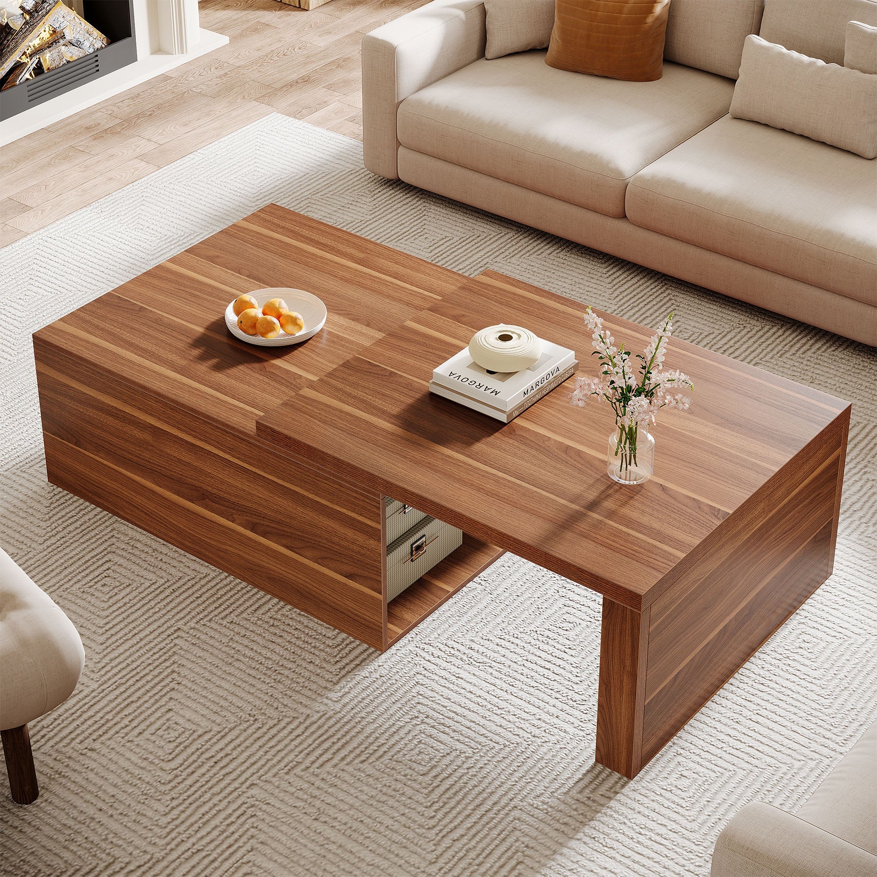 Extendable Coffee Table, 40