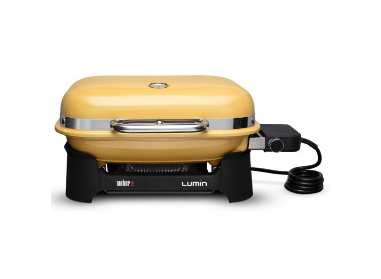 Weber Golden Yellow Lumin Compact Electric Grill