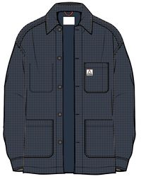 Balsa Organic Cotton Overshirt - Deep Navy