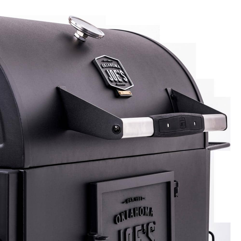 OKLAHOMA JOE'S Judge Charcoal Smoker Grill in Black with 540 sq. in. Cooking Space 19302087