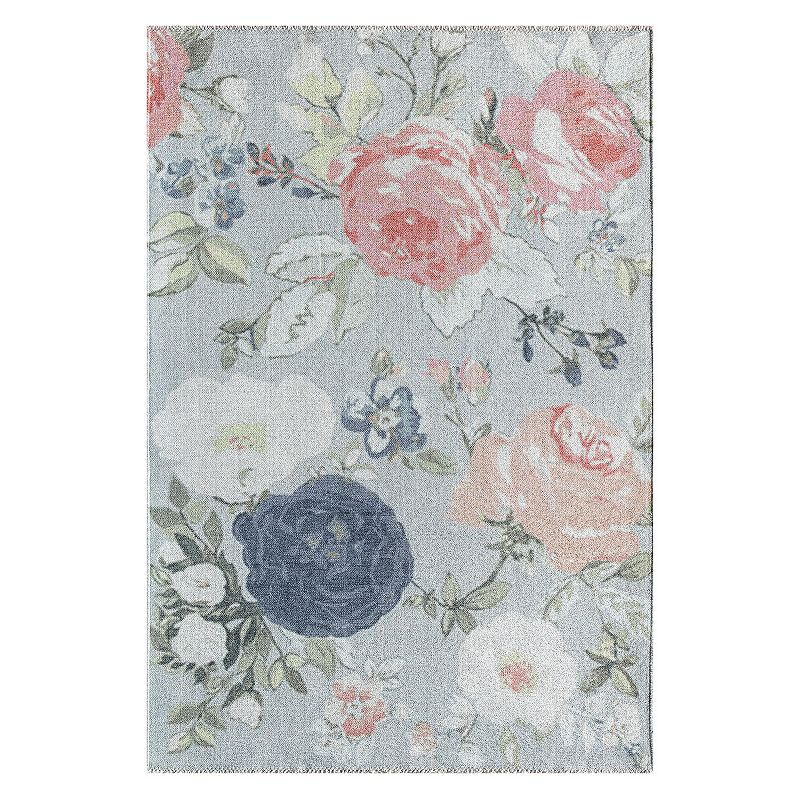 Isaac Mizrahi Eloise Contemporary Floral Blossoming Beauty Rug