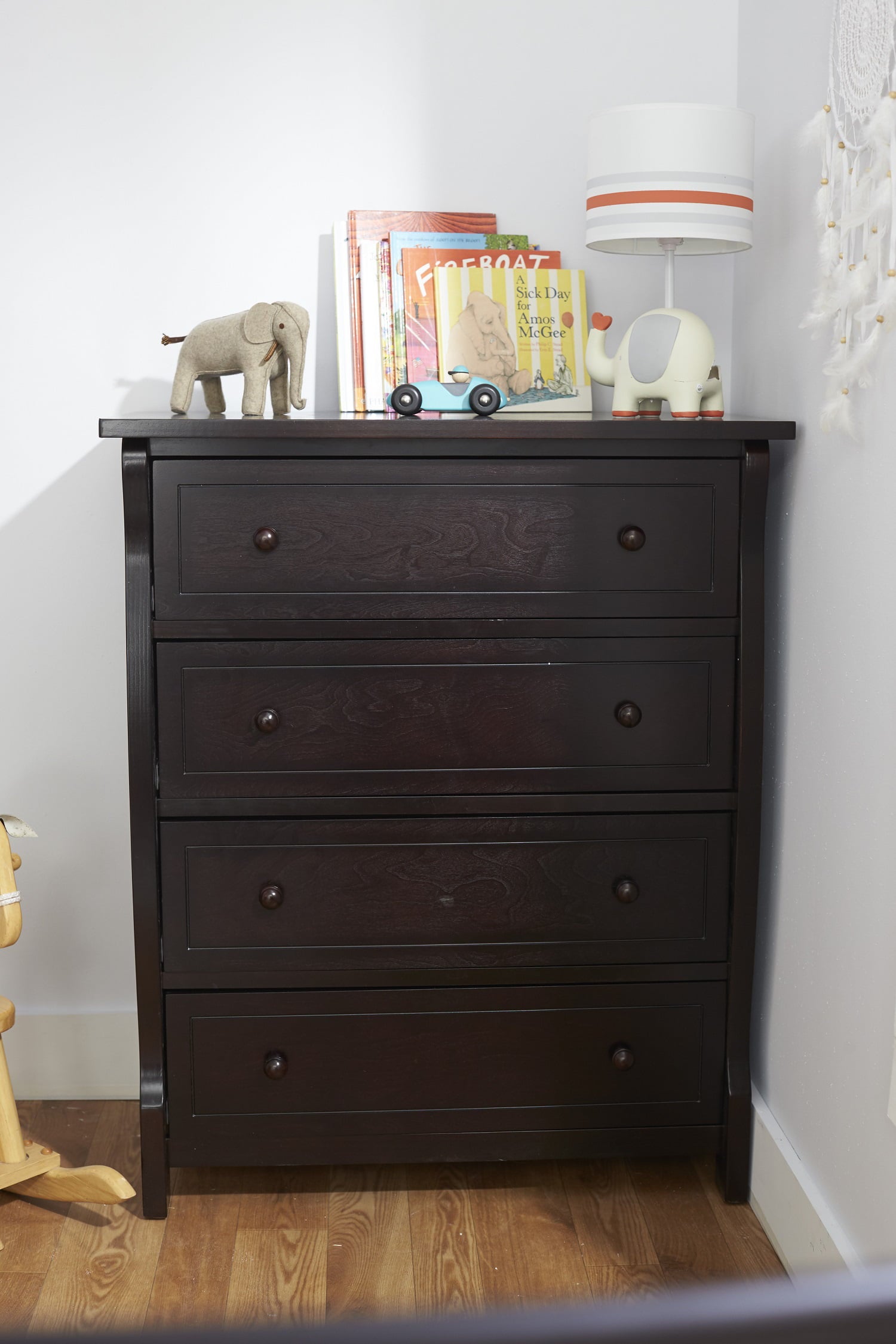 Sorelle Princeton Elite 4-Drawer Dresser - Espresso