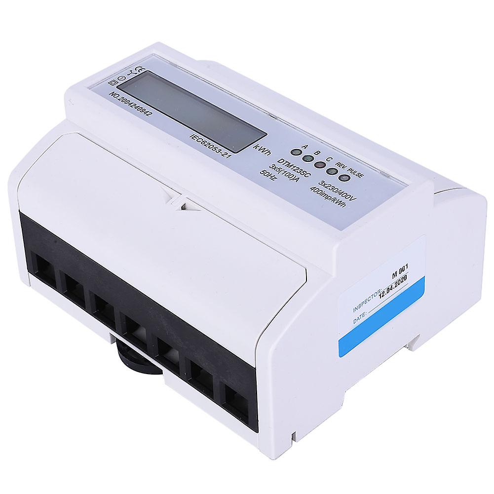 230/400v 5-100a Energy Consumption Digital Electric Power Meter 3 Phase Kwh Meter With Lcd