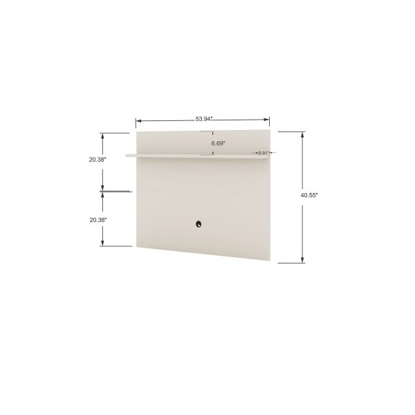 Tribeca 53.94 TV Panel in Off White