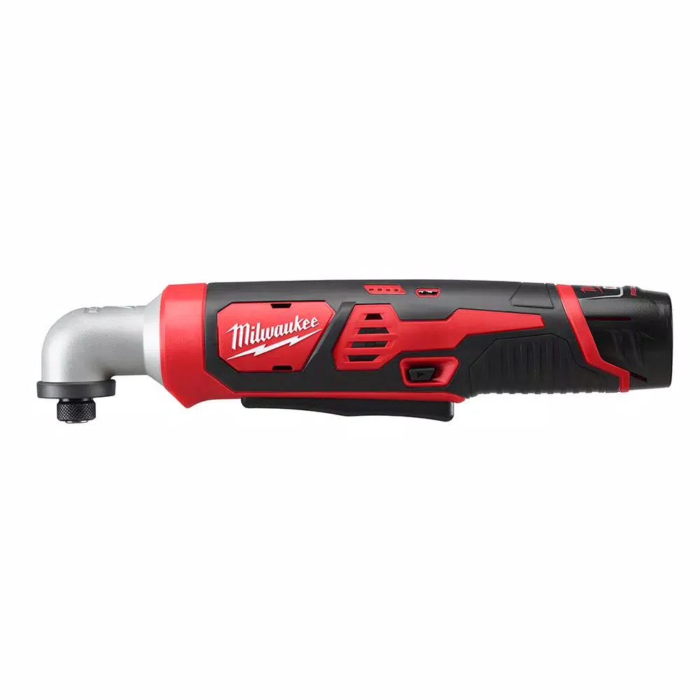 Milwaukee M12 12-Volt Lithium-Ion Cordless 1/4 in. Right Angle Hex Impact Driver Kit W/(1) 1.5Ah Batteries， Charger and Case and#8211; XDC Depot