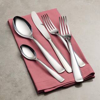 Tramontina Pacific 20-Piece 1810 Stainless Steel Flatware Set 80328001DS