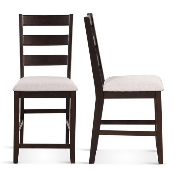 Costway 19458376 2 Piece Counter Height Bar Stool ...