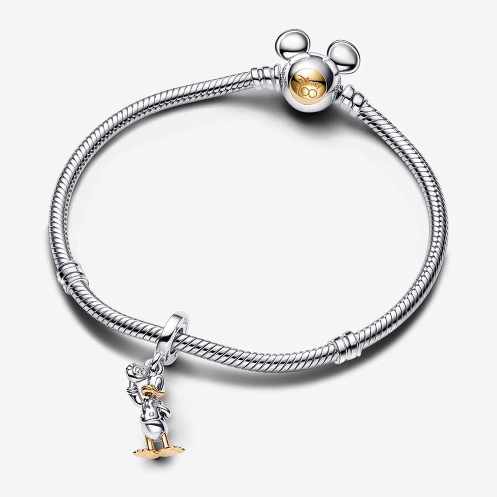 PANDORA  Disney 100th Anniversary Donald Duck 0.009 ct tw Lab-created Diamond Dangle Charm