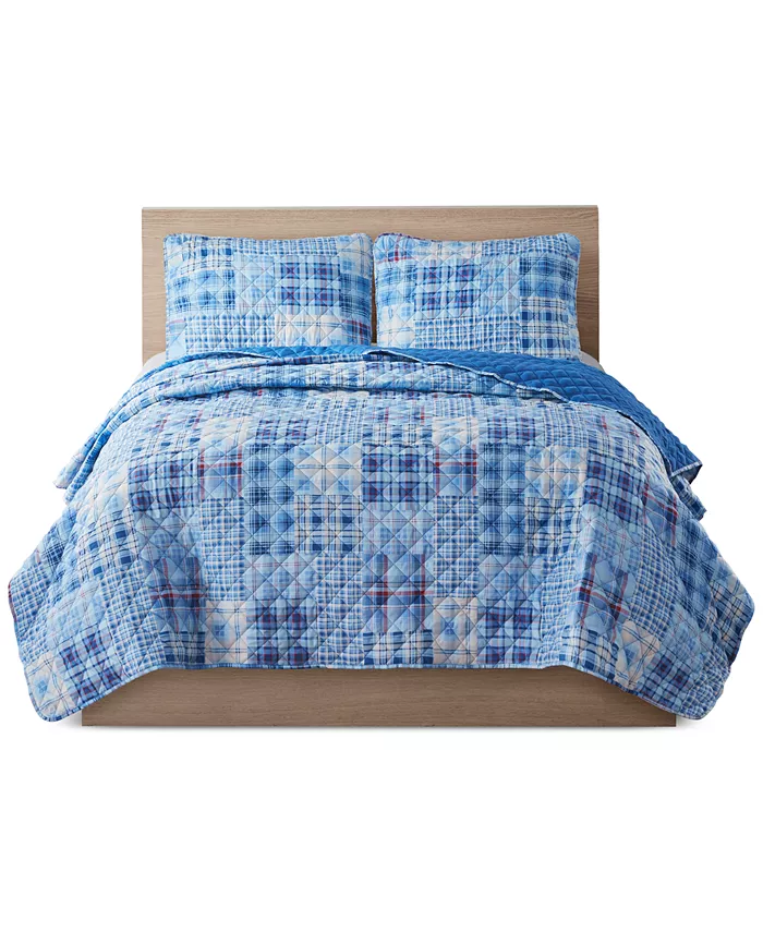 JLA Home Wyatt Patchwork Reversible Quilt Mini Set