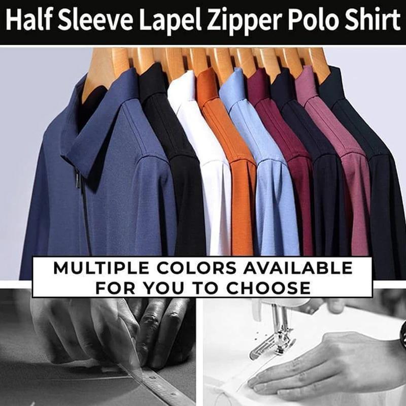 Ice Silk Polo Shirt for Men