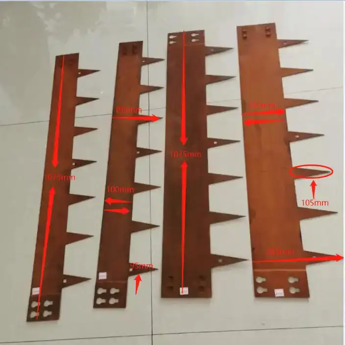 Customize Garden Metal OEM Border Corten Flower Beds Landscape Edging Steel Raised Edge Metal Home Decor Outdoor Wholesale