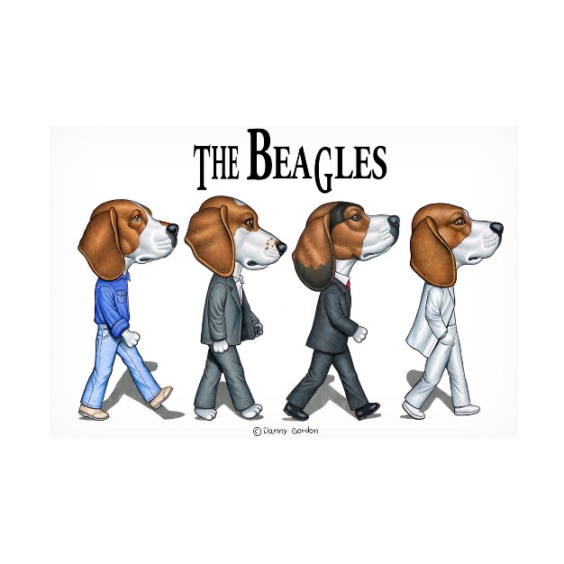 Trademark Fine Art danny Gordon Art x27 the Beagles x27 Canvas Art