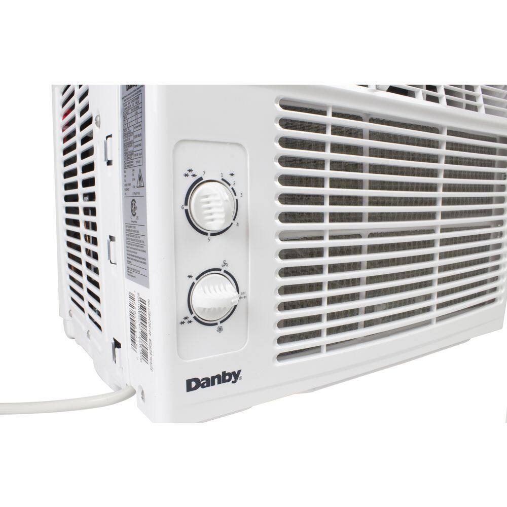 Danby 5000 BTU 150 sq.ft. Window Air Conditioner in White DAC050MB1WDB