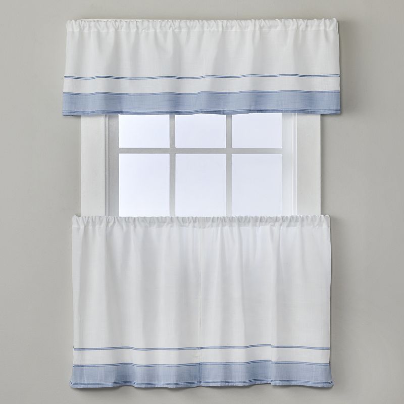 SKL Home Carrick Stripe Window Tier Pair