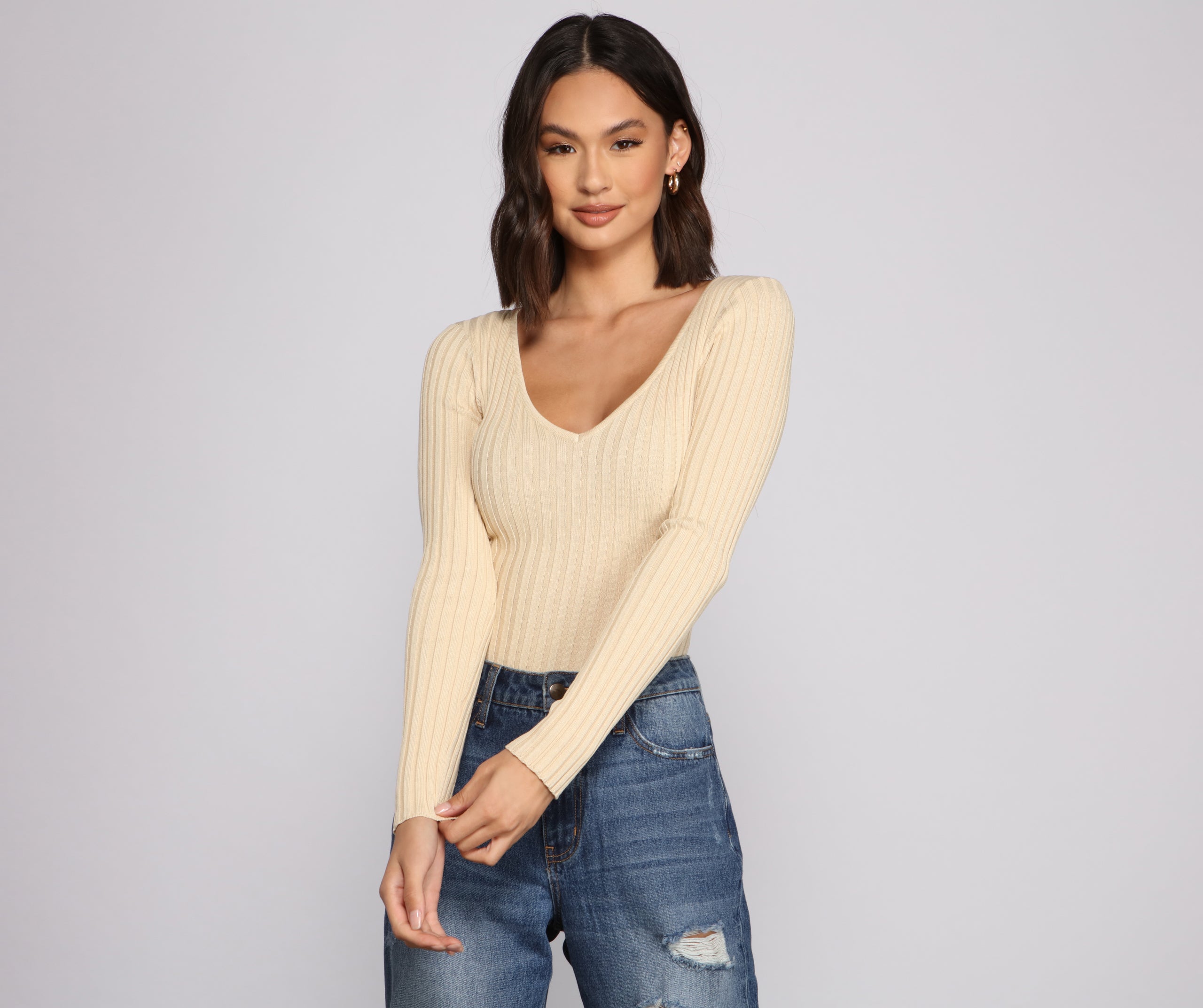 Layer Up Basic Ribbed Knit Bodysuit