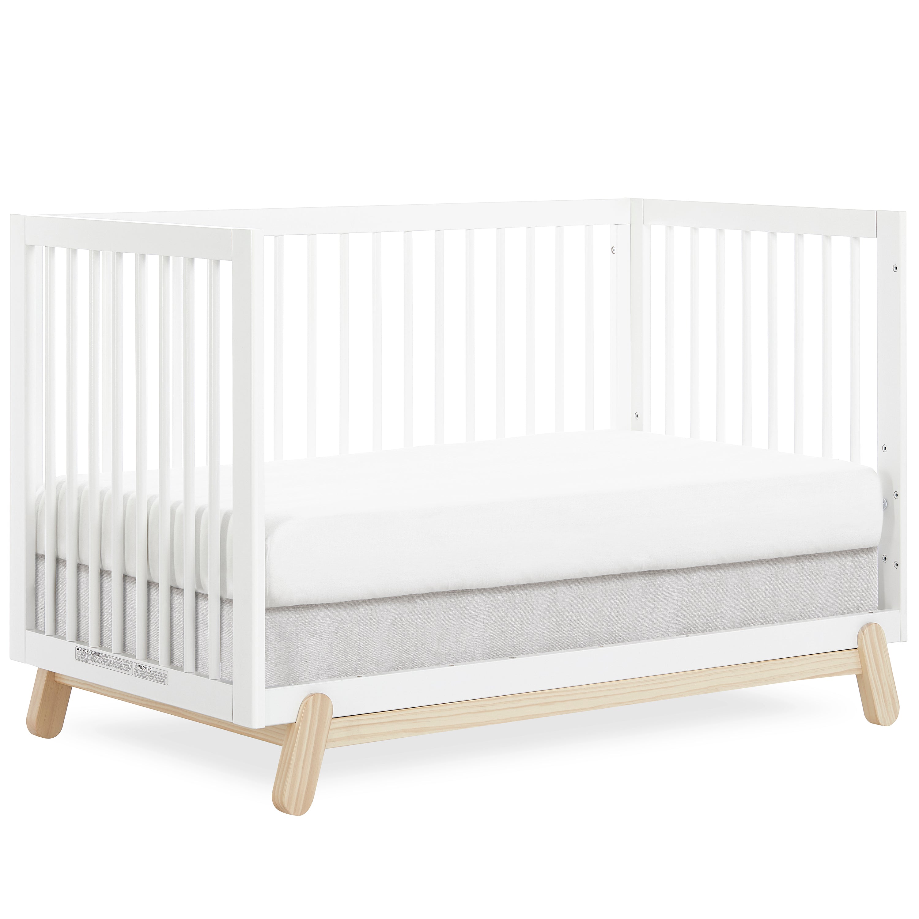 Dream On Me Hygge 5-in-1 Convertible Crib, Vintage White Oak