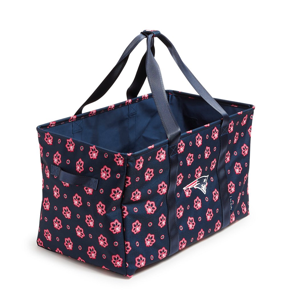 Vera Bradley  NFL ReActive Large Car Tote in New England Patriots Bandana