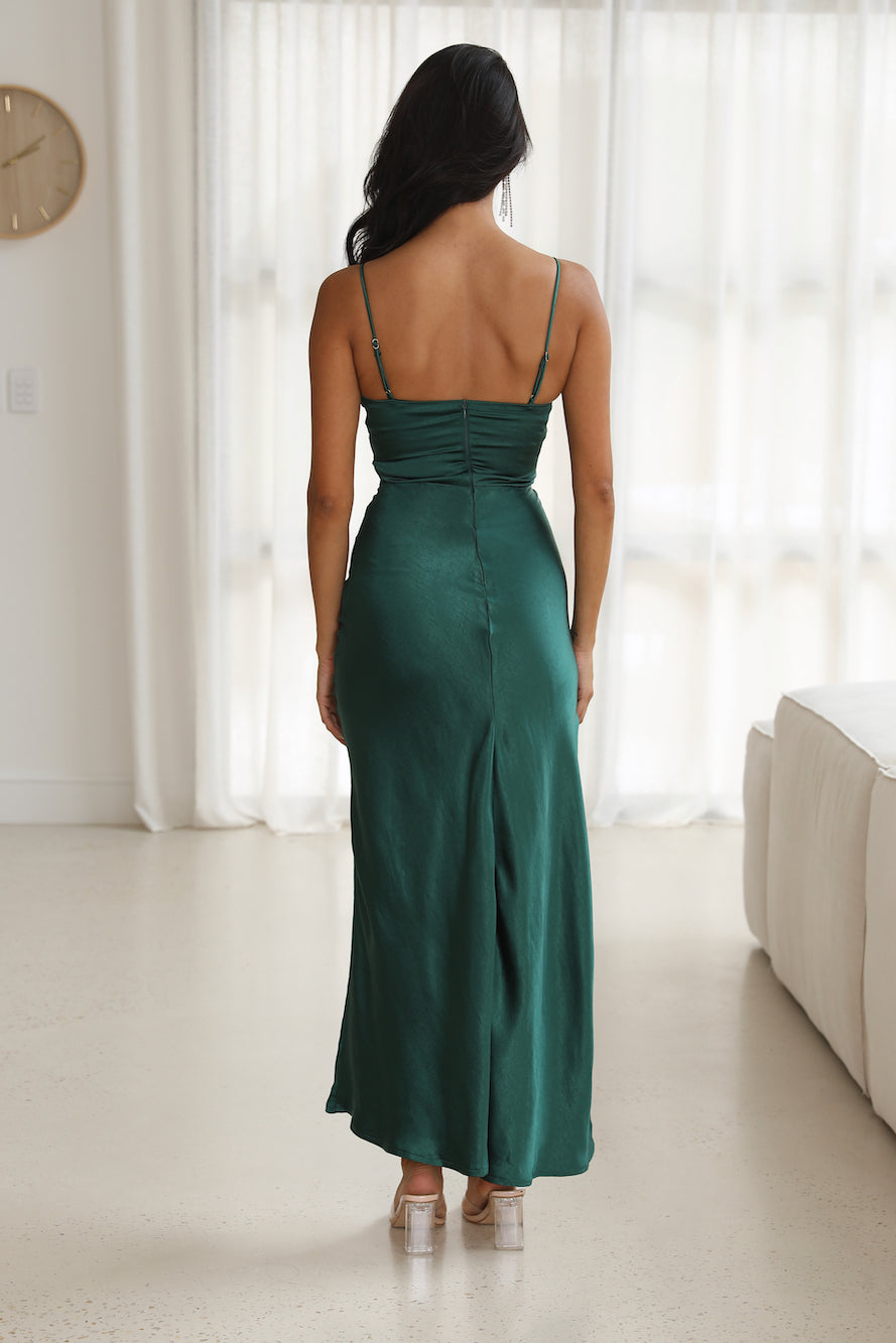 Dreamy Ball Midi Dress Jade