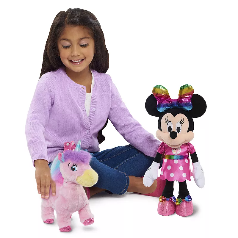 Disney's Minnie Mouse Walk and Dance Unicorn Plush Set