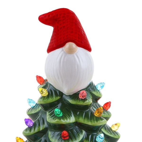 8.5 Nostalgic Ceramic Gnome Tree